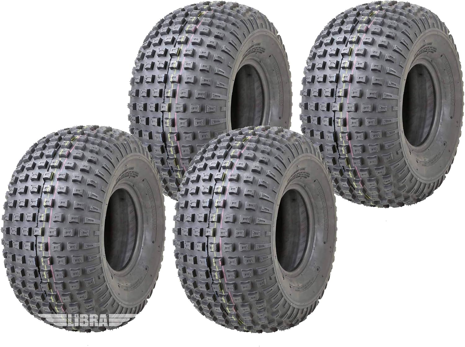 Free Country Set 4 ATV tires 22X11-8 22x11x8 4PR Dimple Knobby D929 10352