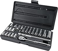 Vista 15 de Performance Tool W38914 - Juego de llaves de vaso MET de 3/8 pulgadas, 23 piezas, 1 paquete