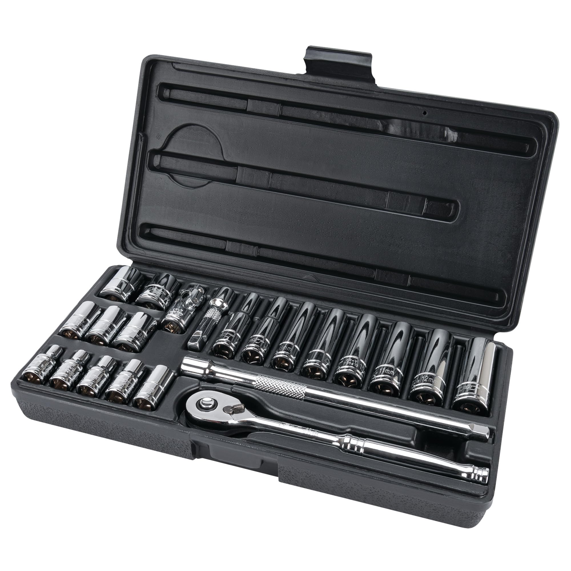 Performance Tool Steckschlüssel-Set – Chrom-Vanadium Stahl, Poliertes Finish, Reduzierte Abrundung