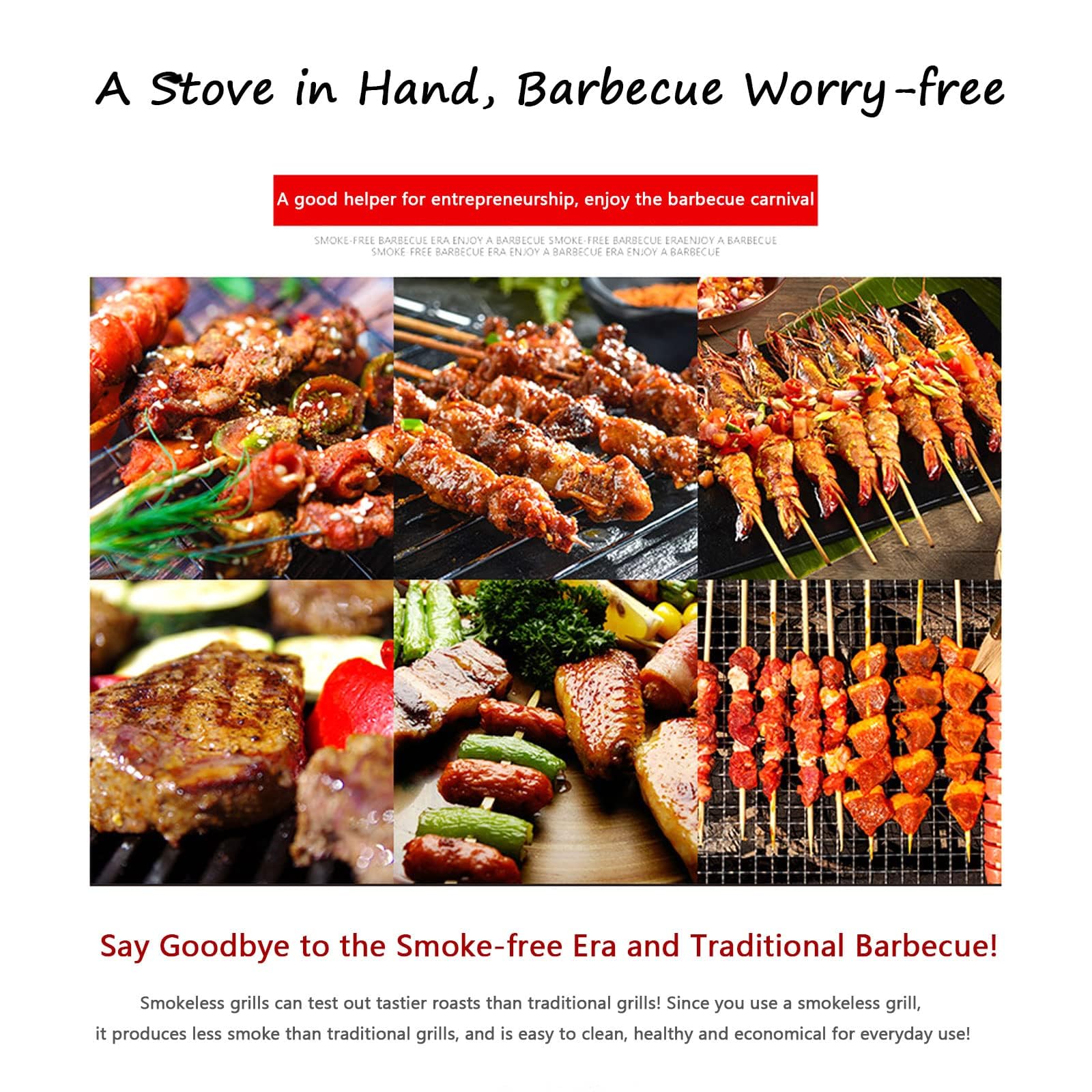 Elektryczny stół górny, bezdymny, elektryczny grill, grill do grilla, grill, do gotowania, z szarą temperaturą, pełna woda grill