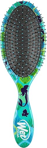 Wet Brush Cepillo desenredante original de Disney, Ariel, peine para mujeres, hombres y niños, húmedo o seco, elimina nudos y enredos, cabello