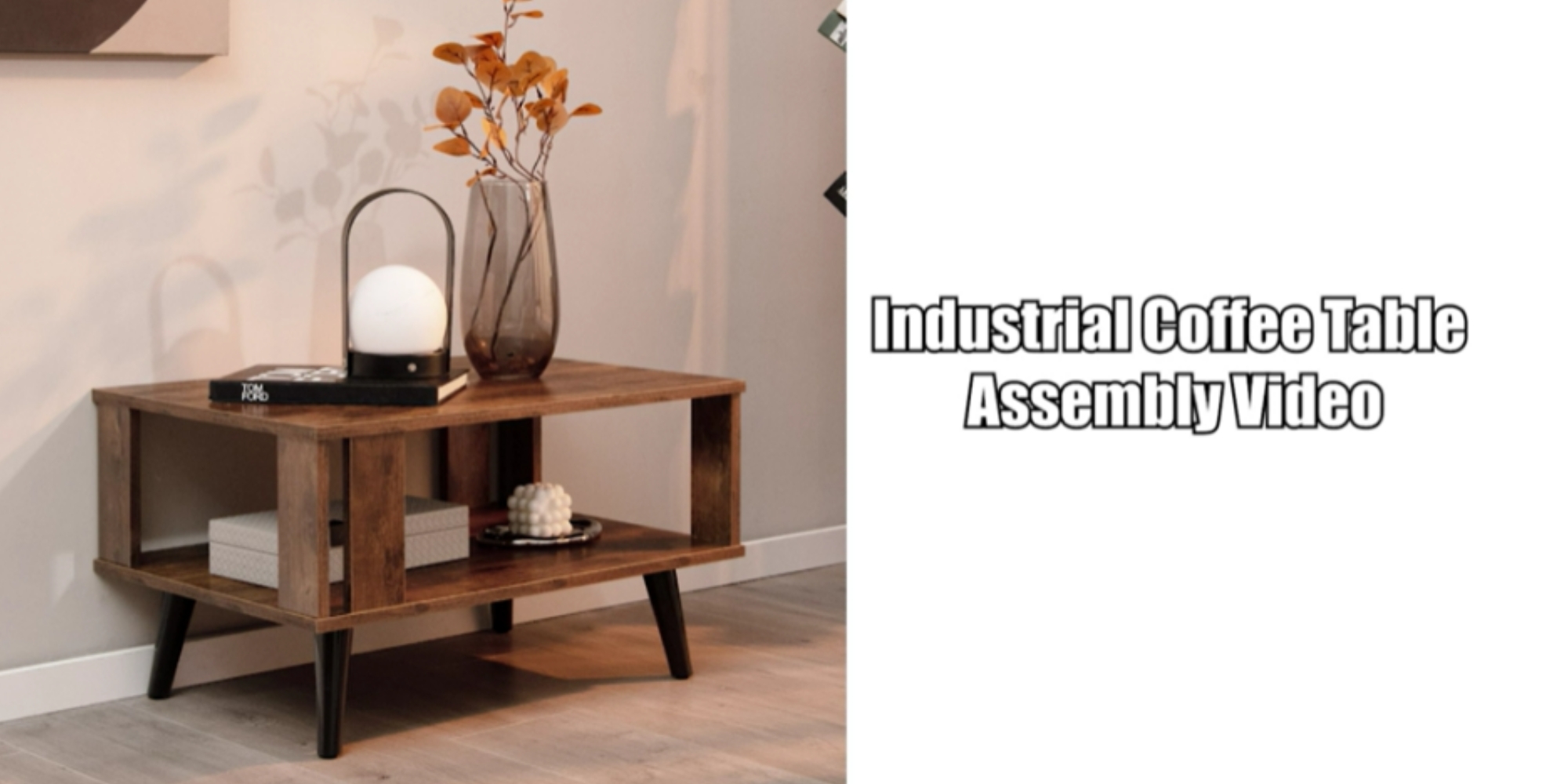 Amazon.com: Giantex Small Wood Coffee Table, 2-Tier Tea Table w