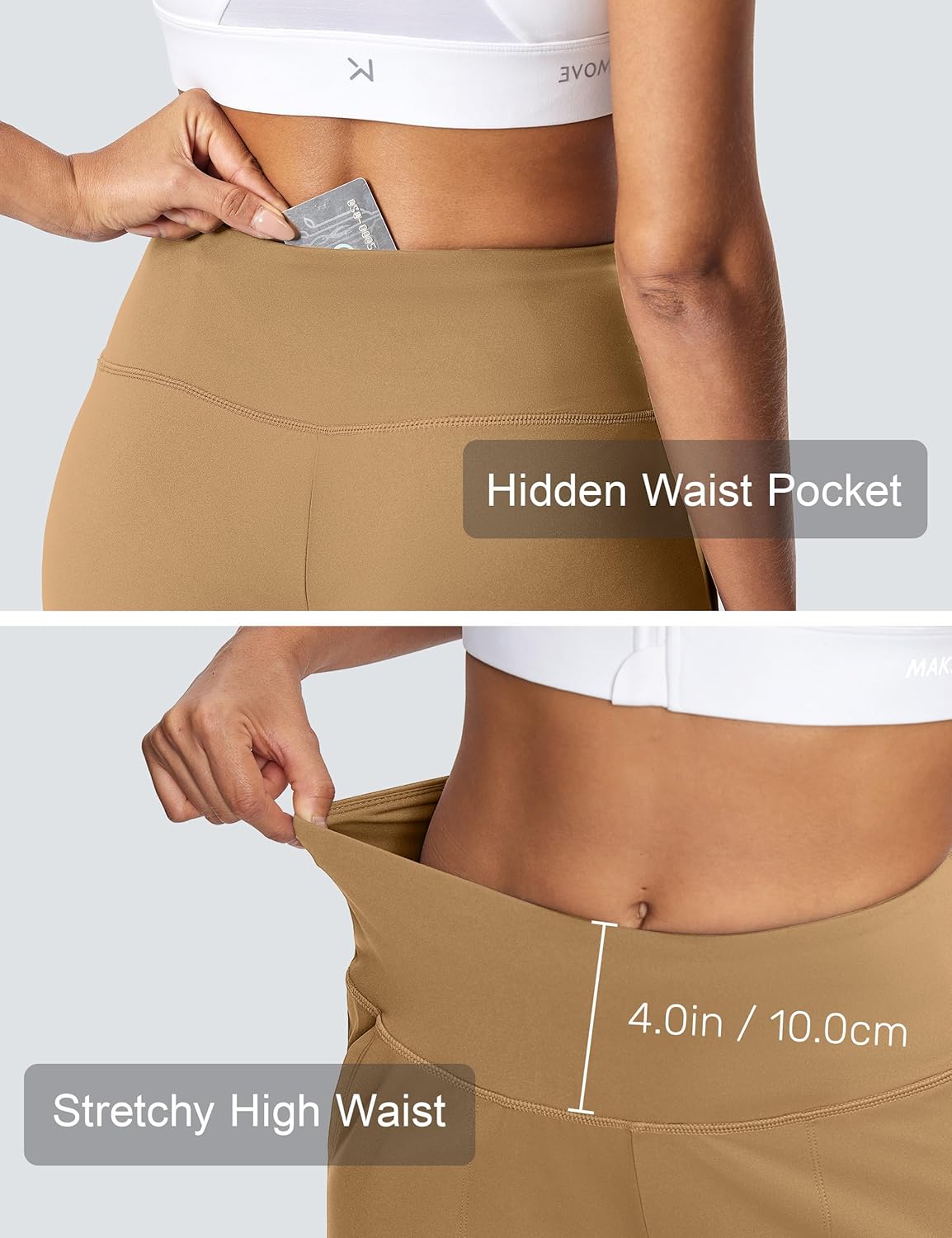 Women's Wide Leg Yoga Capris High Waist Loose Fit Dress Pants with Pockets Casual Lounge Capri Pants for Women - Image 6