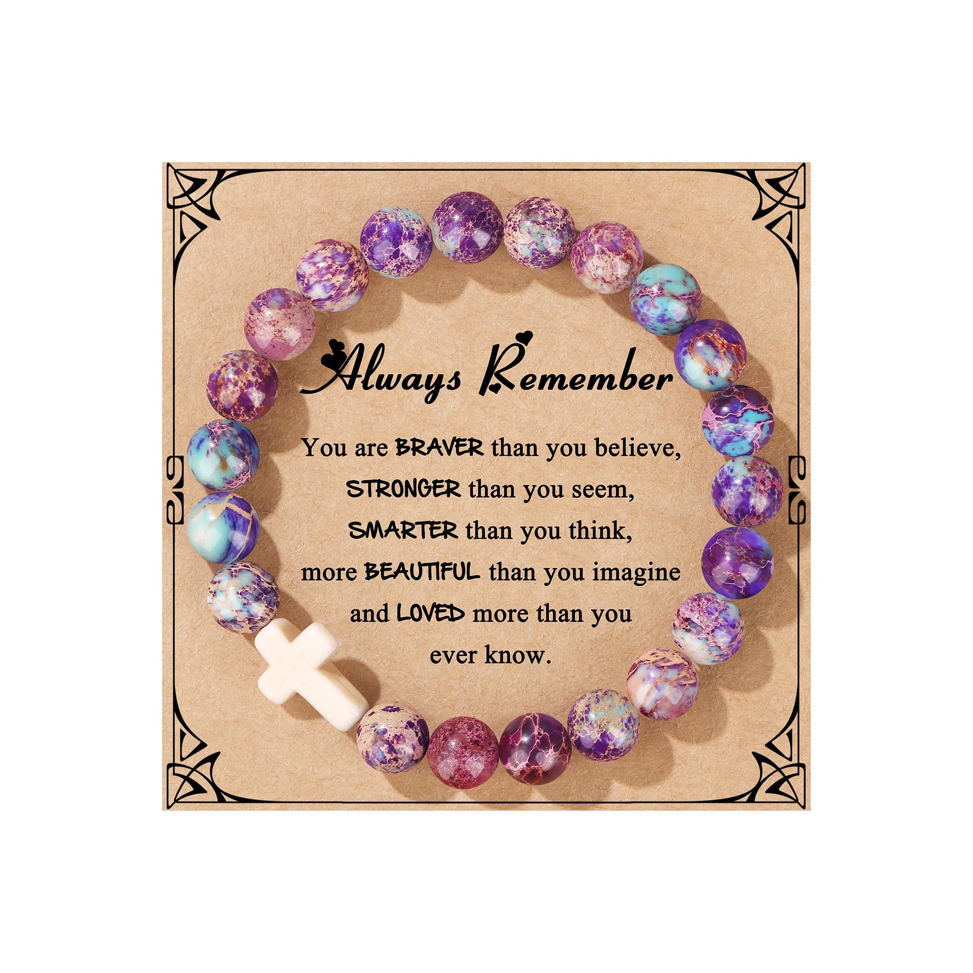 Cross Bracelet Gifts for Women Teens, Unique Jewelry Trendy Stuff for Her