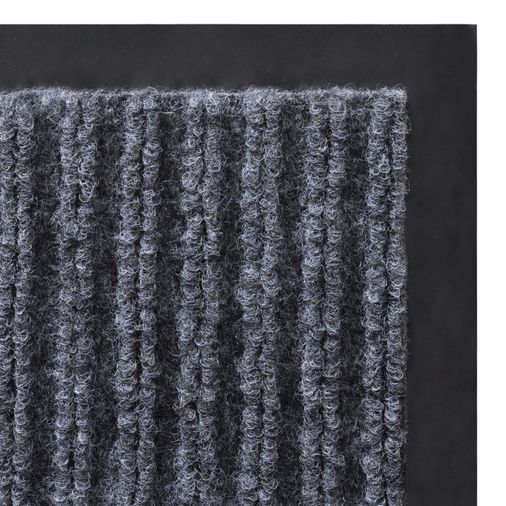 vidaXL Alfombra de Entrada Gris, 120 x 180 cm PVC