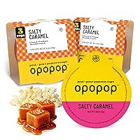 Vista 10 de Opopop Palomitas de maíz para microondas – Pop Cups Maui Heat, paquete de 6, granos de palomitas de maíz gourmet sin OGM y saborizante de palomitas