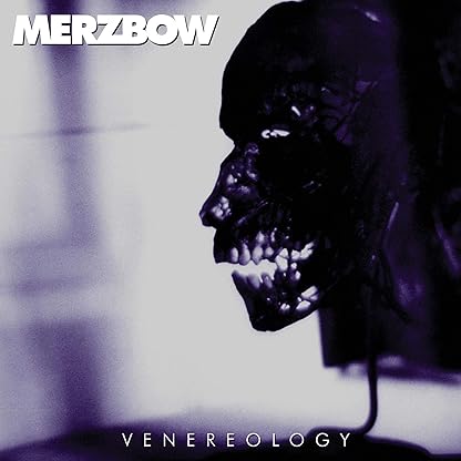 VENEREOLOGY (MILKY CLEAR BASE WITH NEON VIOLET & WHITE/BLACK colour TWIST VINYL/2LP) por Merzbow — capa do álbum