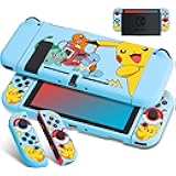 Protective Case Designed for Nintendo Switch Soft TPU Cases for Girls Boys Kids Cartoon Cute Kawaii Character Switch Shell Compatible with Nintendo Switch Controller Cover - Blue Play Game