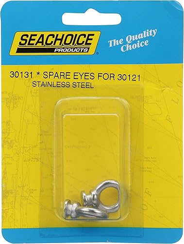 Miniatura 4 de Seachoice Cerraduras de soporte colgante para parachoques de barco, plata de repuesto