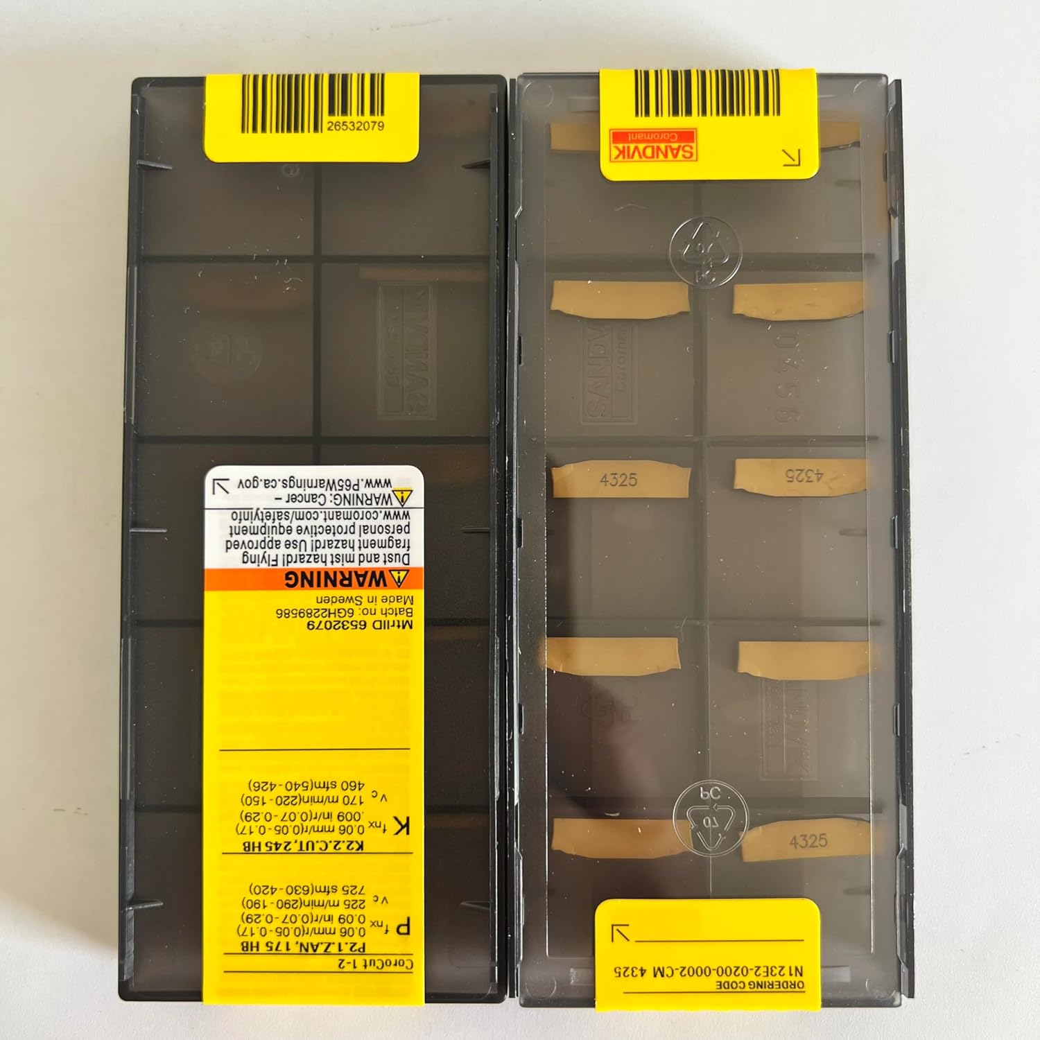 N123E2-0200-0002-CM 4325 Carbide Blades Pack of 10