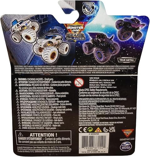 Miniatura 3 de Monster Jam Dragón, engranajes y galaxias (escala 1:64), multicolor