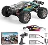 MIEBELY RC Cars 1:16 Scale All Terrain 4x4 Remote Control Car for Adults & Kids,40 KMH Waterproof Off-Road RC Trucks,High Speed Electronic 2.4Ghz Radio Controller,2 Batteries,2 Car Bodies