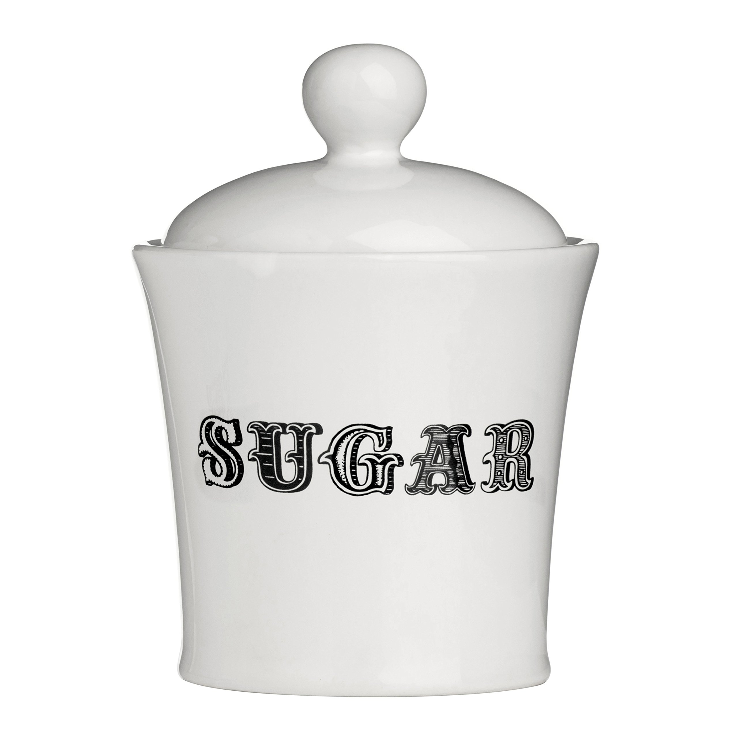 Premier Housewares Carnival Sugar Jar, White