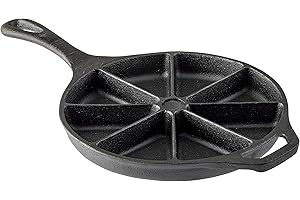 Cuisinart Round Cornbread Cast Iron Skillet