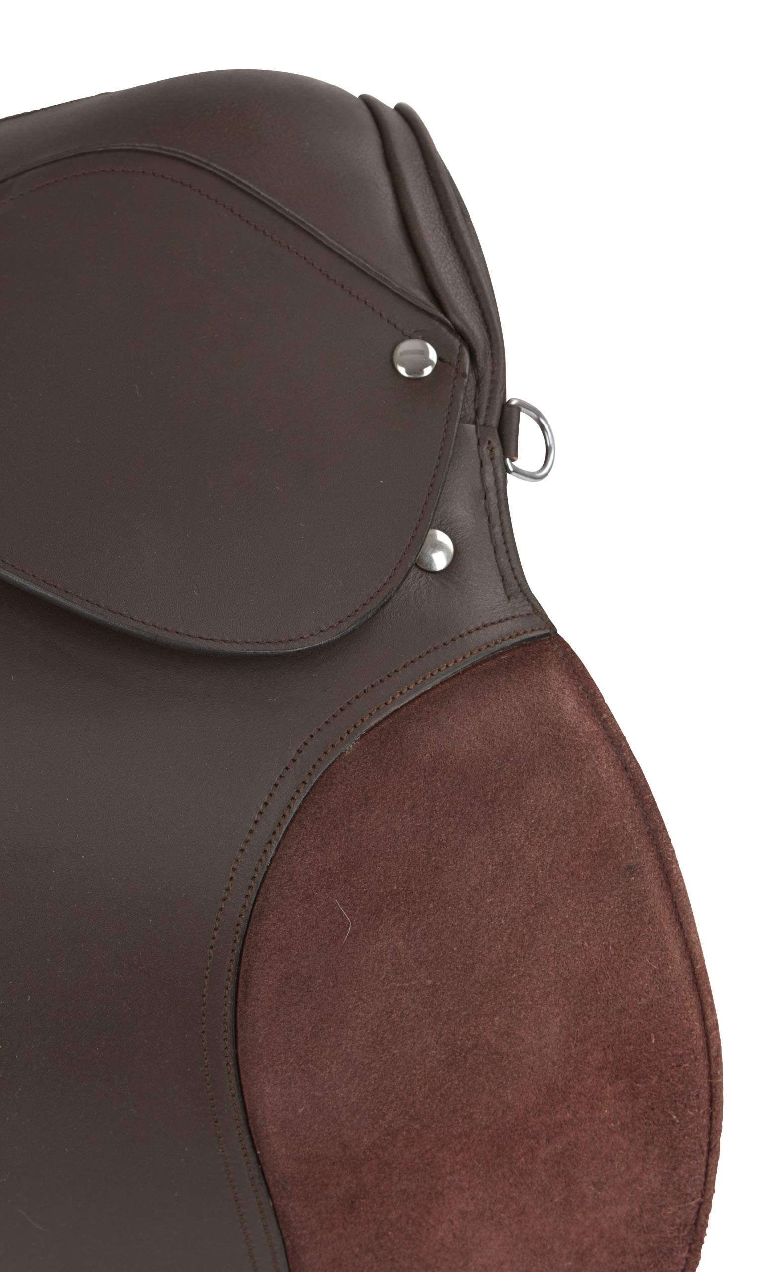Covalliero Selle Haflinger 44,5cm largeur de selle 34,5cm longueur de sangle 125cm avec tapis de selle