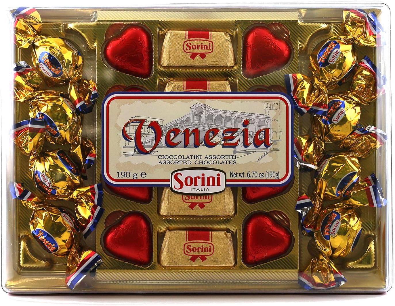 Sorini VENEZIA Assorted Milk Chocolates,6.7oz