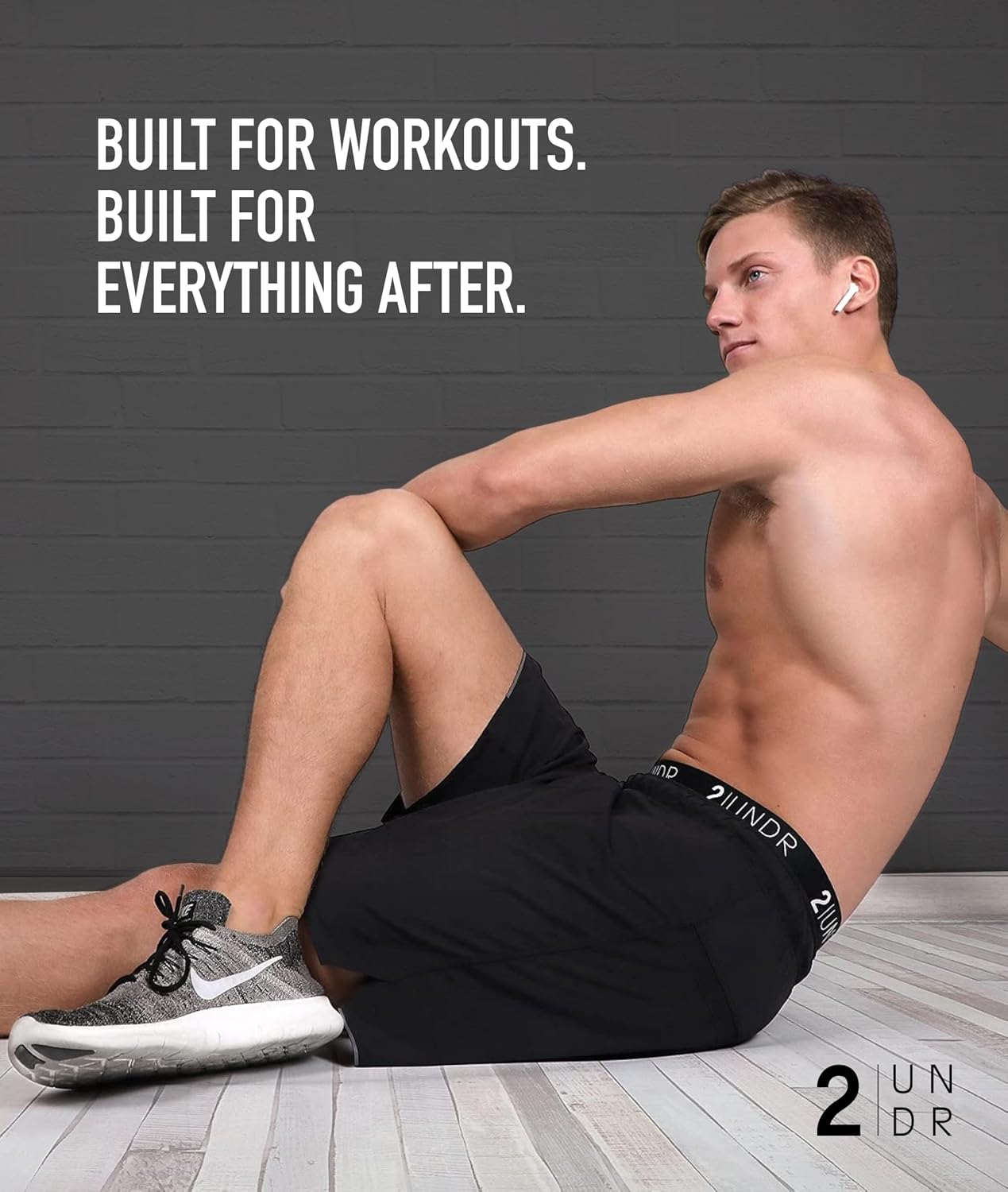 2UNDR Sport Shift 6" Mens Boxer Brief, Mens Underwear with Patented Joey Pouch, Sports Underwear for Men, Moisture Wicking