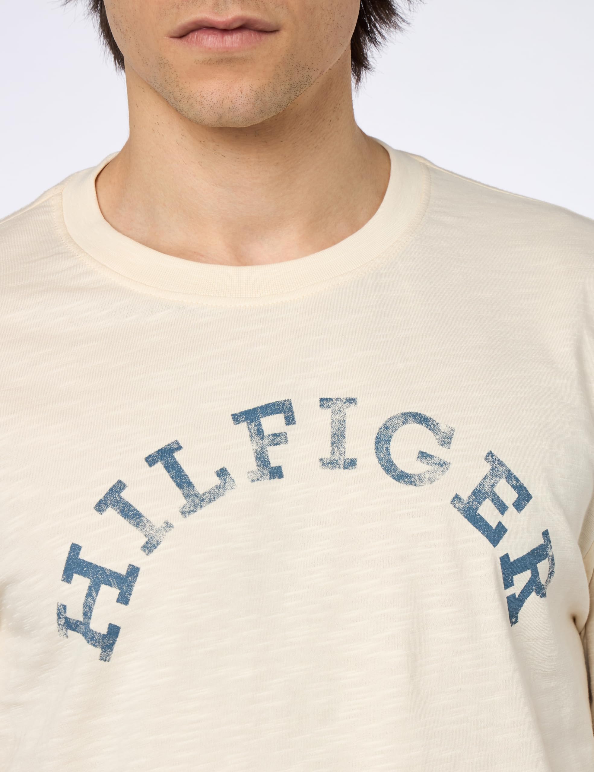 Tommy Hilfiger Hombre Camiseta Manga Corta Cuello Redondo