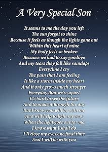 A Special Uncle Memorial Graveside Poem Keepsake Card Includes Free - View #3