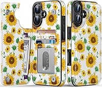 Vista 182 de LETO para iPhone 15 Pro Funda tipo cartera - Tapa tipo folio con patada - Diseños de moda - Tarjetero - Funda protectora para mujeres y niñas - 6.1