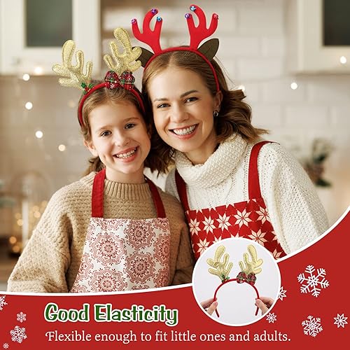 Miniatura 2 de MoKo Christmas Headbands for Women, Cute Headband Accessories with Different Designs for Kids Adults, Costume Party