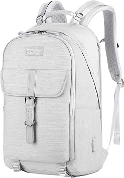 Nordace Comino Travelpack Backpack with USB Charging Port, Water Resistant - Extra Spacious Laptop Backpack for Travel, Backpacking and Everyday Commute Gray