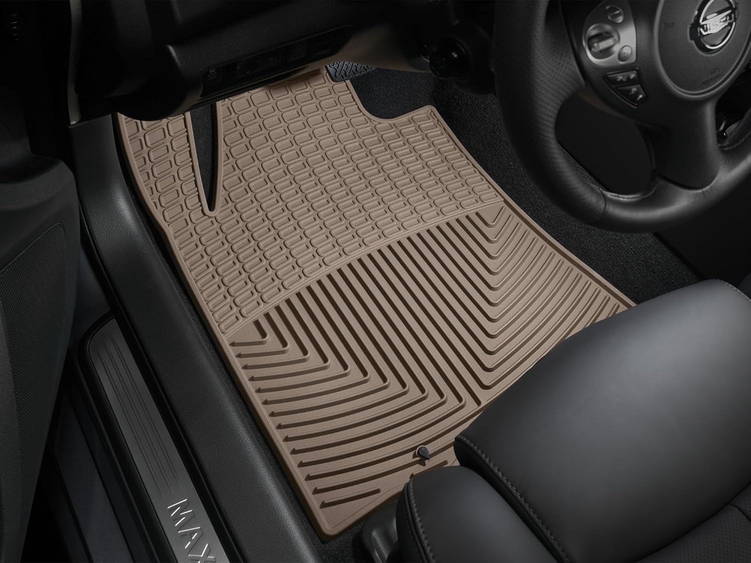 WeatherTech All-Weather Floor Mats for Nissan Maxima 1st Row (W252TN), Tan