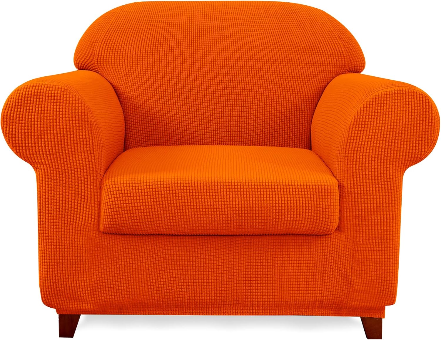 subrtex 1Seater Sofa Cover with Separate Cushion Cover, Stretch Sofa