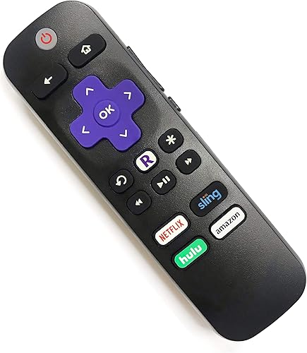 Amaz247 El control remoto ROKU funciona con todos los televisores Roku + funciona con todos los jugadores (forma de caja de Roku) y un televisor