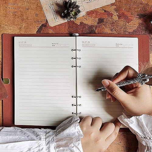 Miniatura 9 de Libro de recetas de cuero hecho a mano, cuaderno personalizado con nombre grabado, libros de cocina familiares personalizados, aniversario,