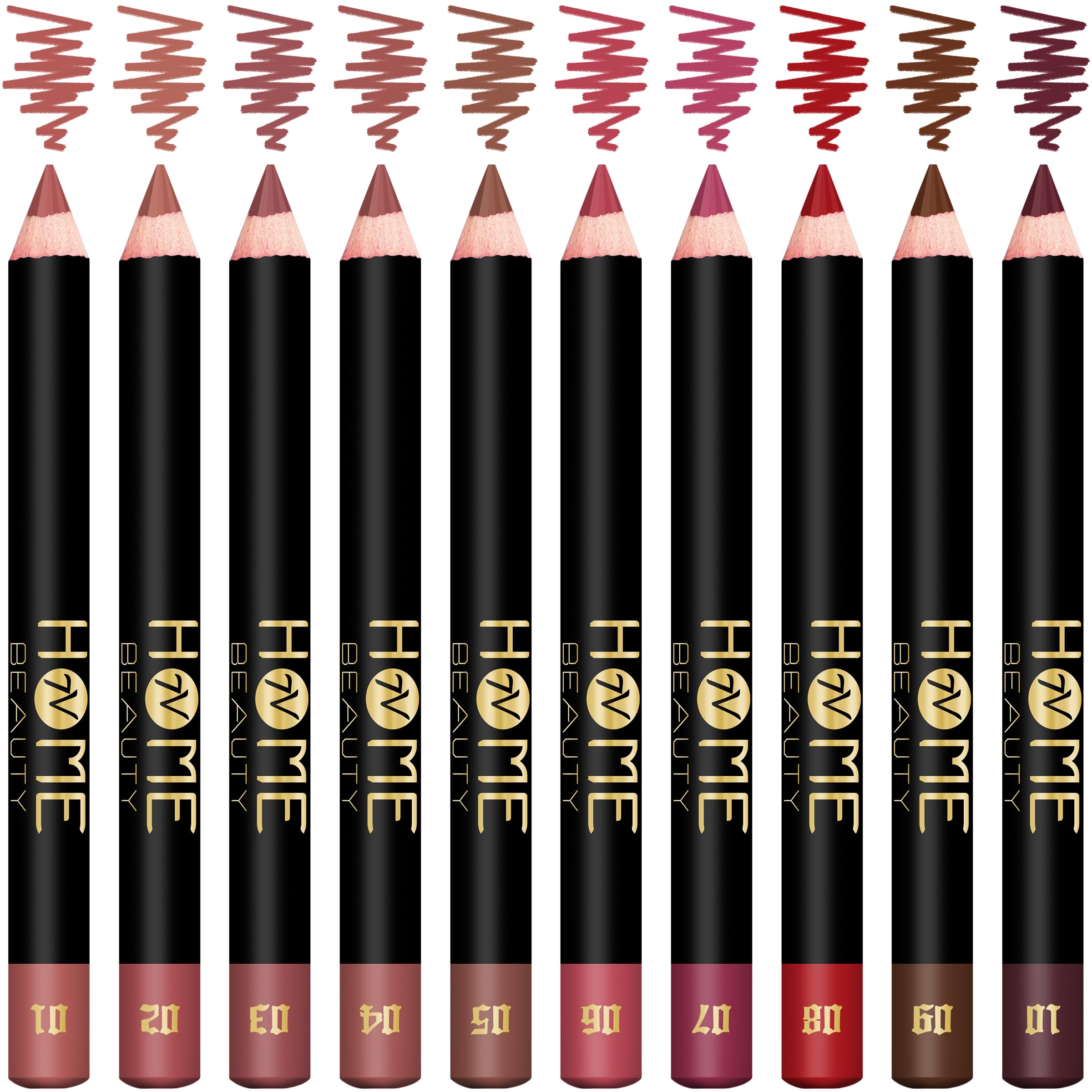 Matte Lip Crayon Set, 10PCS Lip Liner High Pigment Long Lasting Lipstick Pencil (SET A, 10 Count (Pack of 1)) SET A 10 Count (Pack of 1)