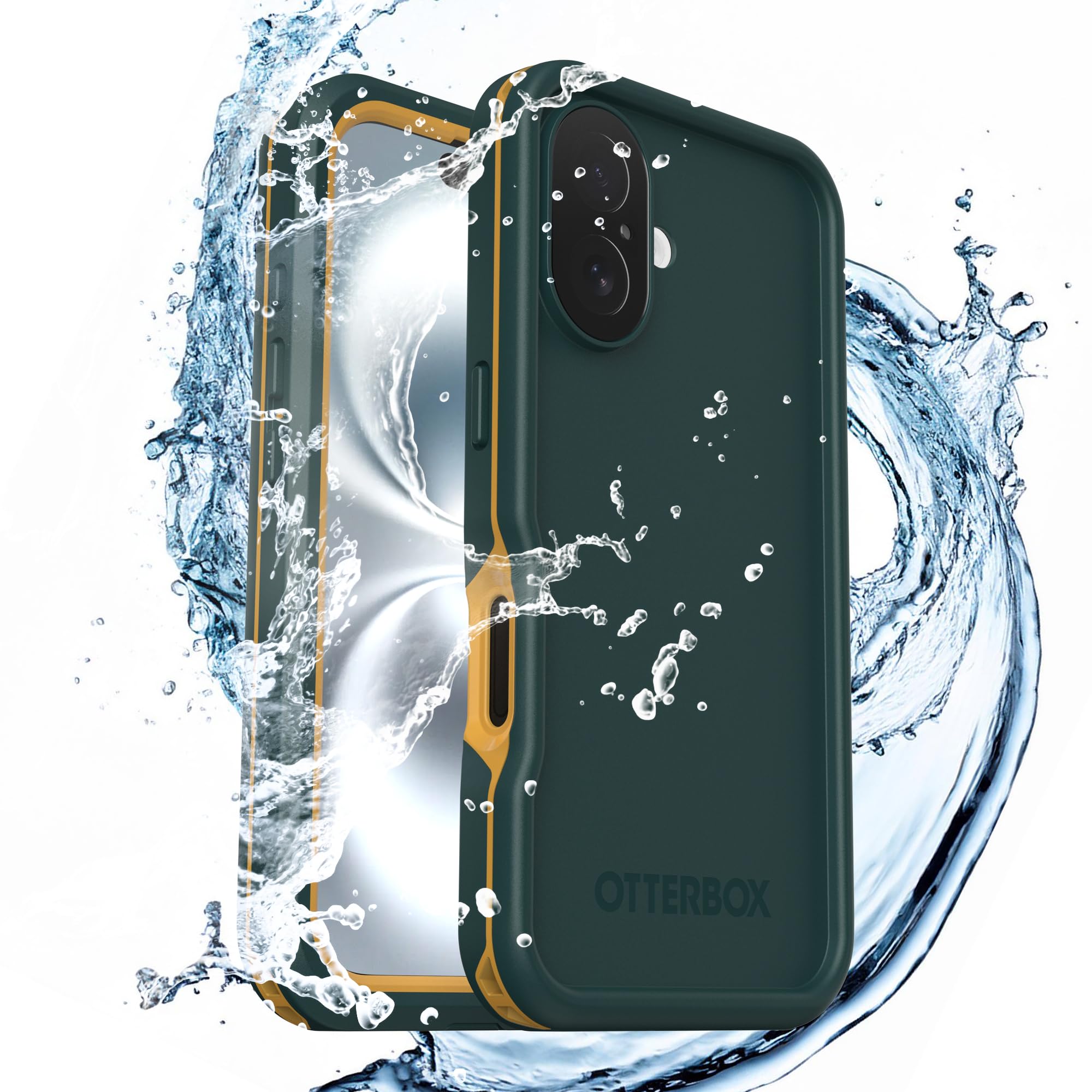 Amazon.com: Otterbox FRE MagSafe iPhone 16 Case Submerge - Green