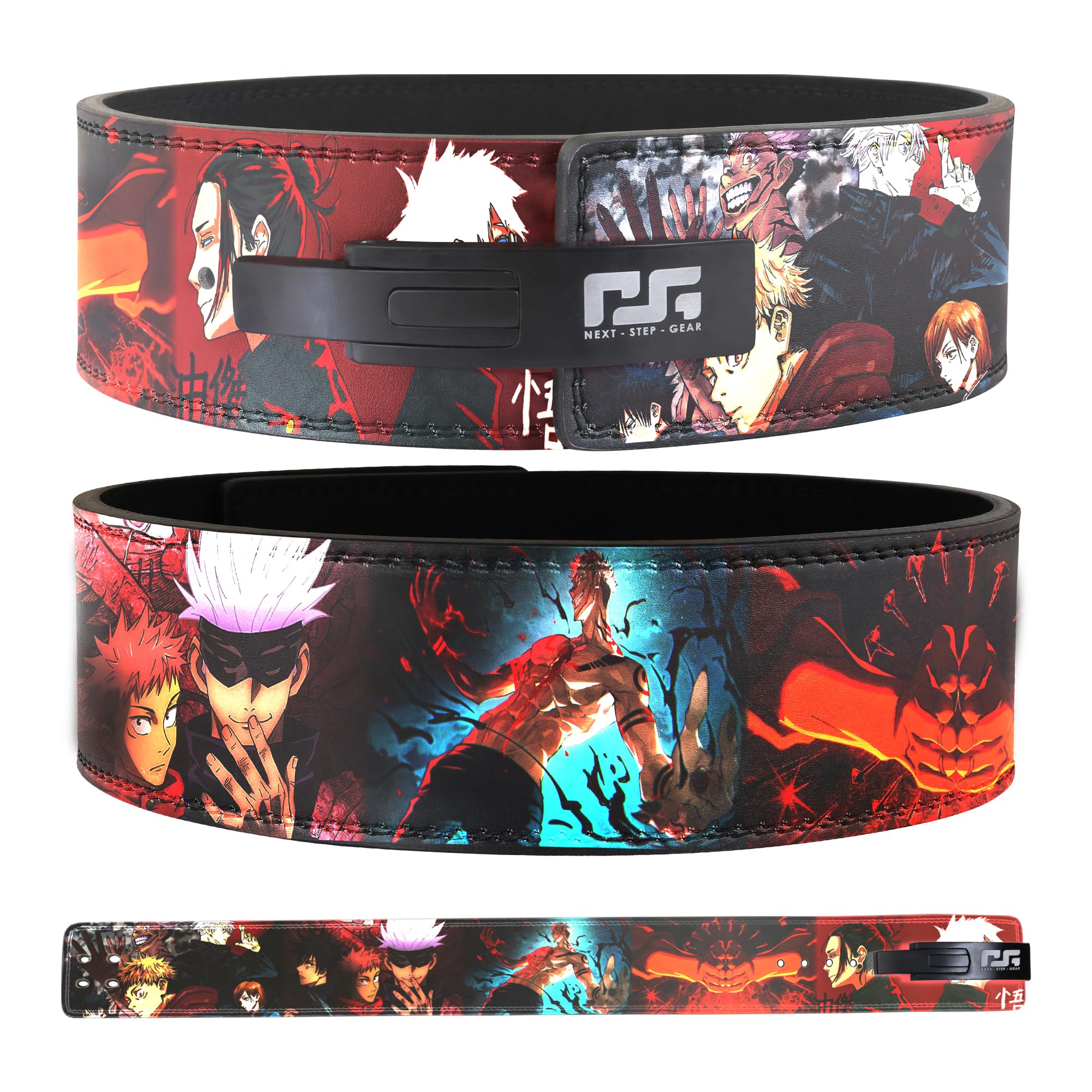 Anime Weightlifting Belt for Womens - Durable Gym Leather Belt for Powerlifting, Squatting, and Deadlifting with Back Support