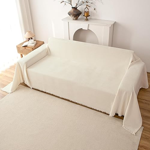 Funda de sofá bohemia para sofá de 2 cojines, fundas de sofá lavables, fundas de sofá de felpilla en forma de L, fundas de sofá modular para perros,