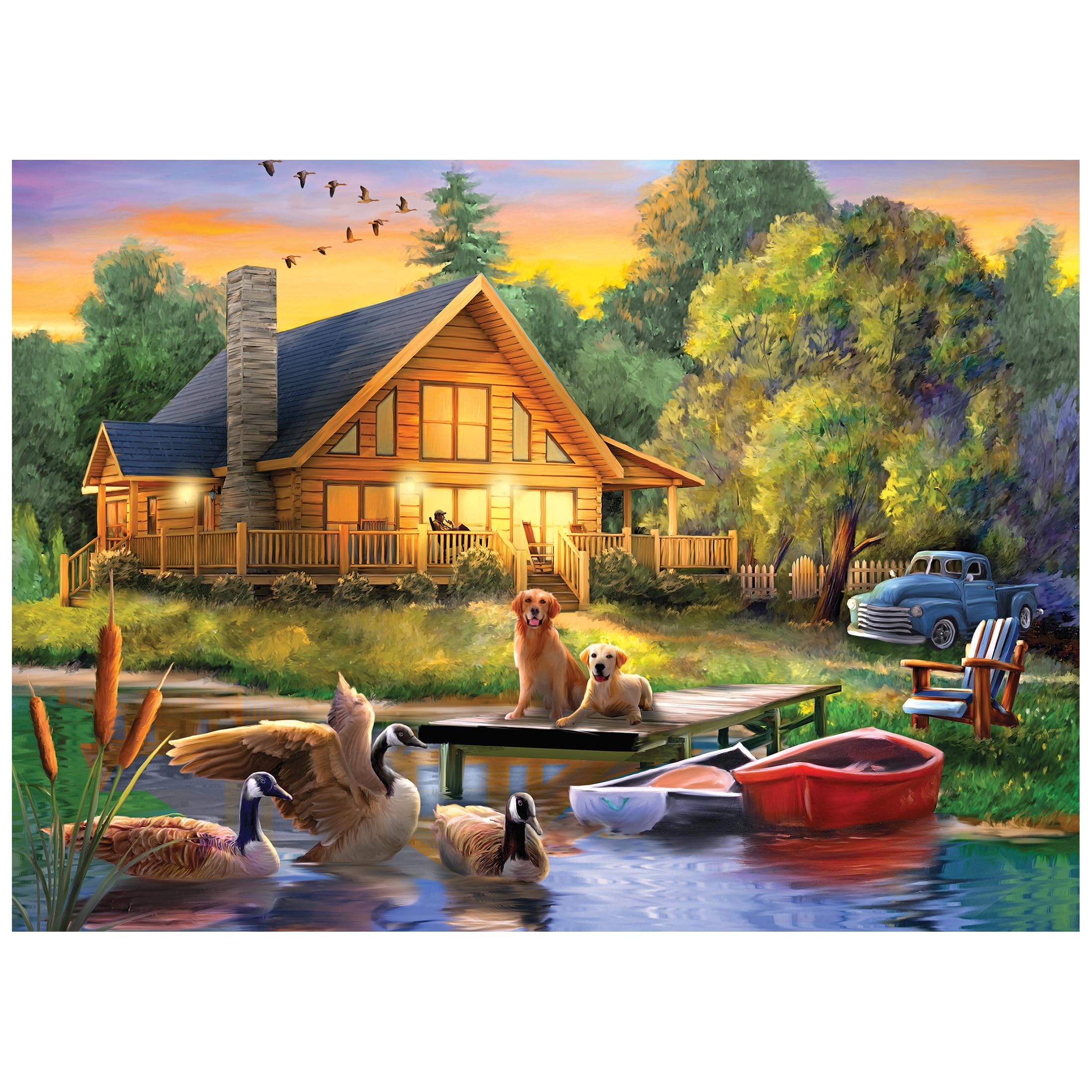 RoseArt - Puzzle Collector - Guardians of The Lake, 1000 Piece Jigsaw Puzzle for Adults