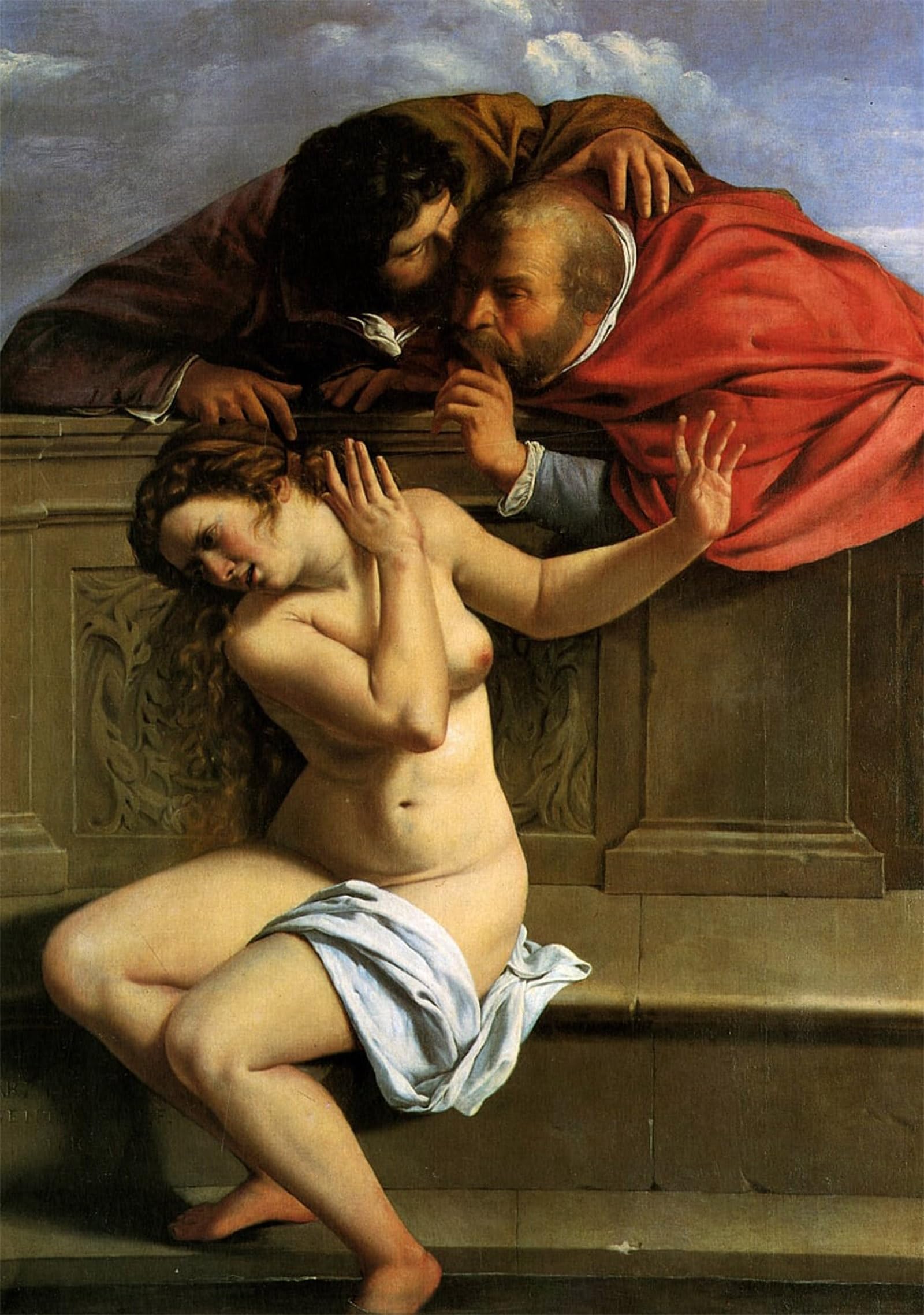 POSTERIIk Famous Animal Posters Vintage Picture Susanna E I Vecchioni by Artemisia Gentileschi Modern Wall Decor for Home Decor 60x90cm