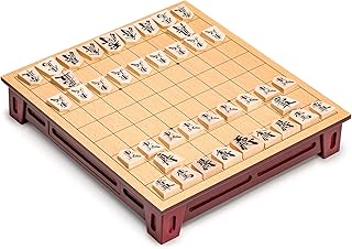 Comprar Yellow Mountain Importa Juego de Ajedrez Japonés Shogi - Tablero de Madera con Cajones Y Piezas de Juego Tradicionales de Koma