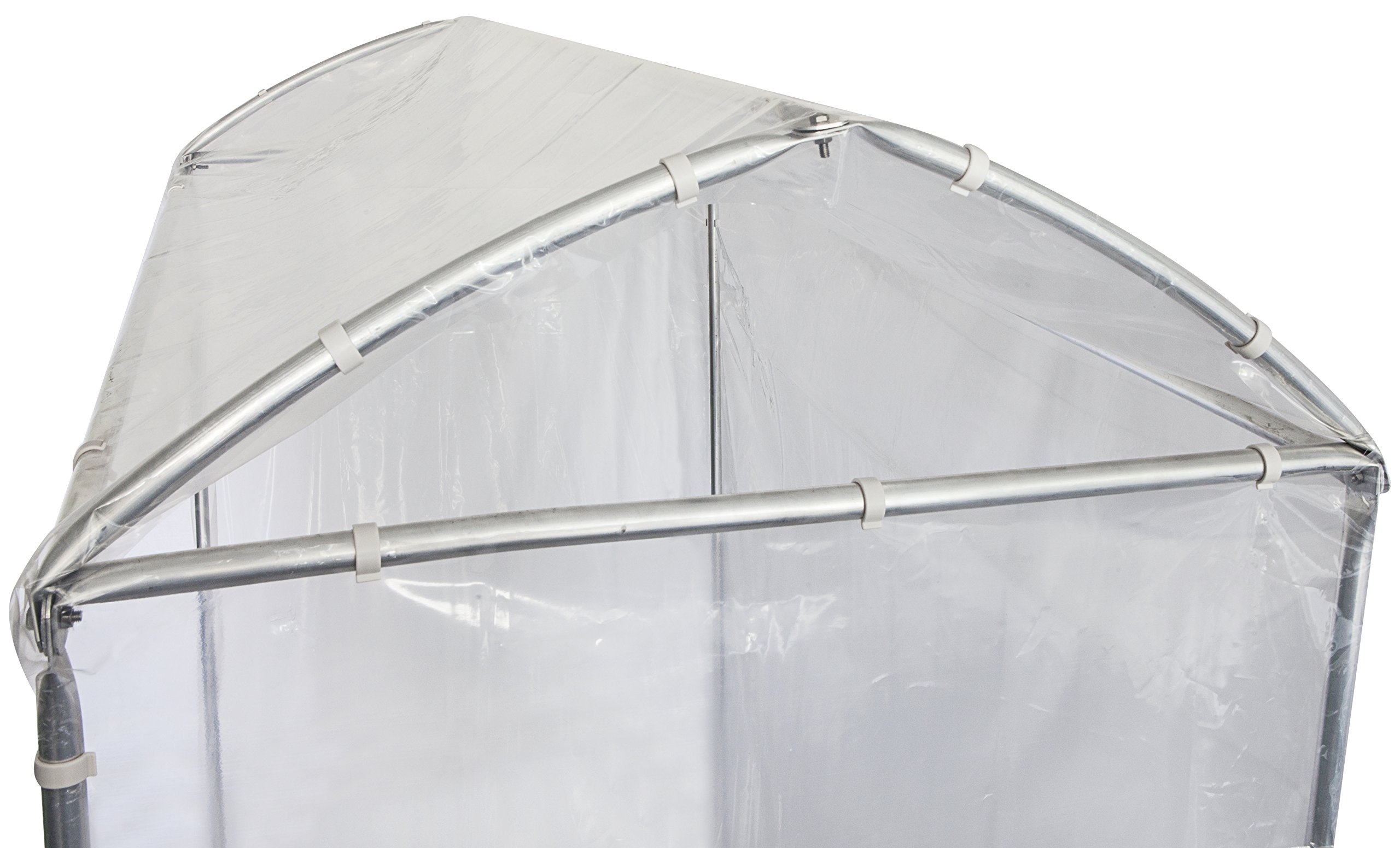 Windhager Tomatengewächshaus Alustar Premium, Tomatenhaus zur Anzucht von Gemüse, Stabiles Gewächshaus, Frühbeet- und Tomatenzelt, UV-Beständig, 170 x 150 x 80 cm, 38111