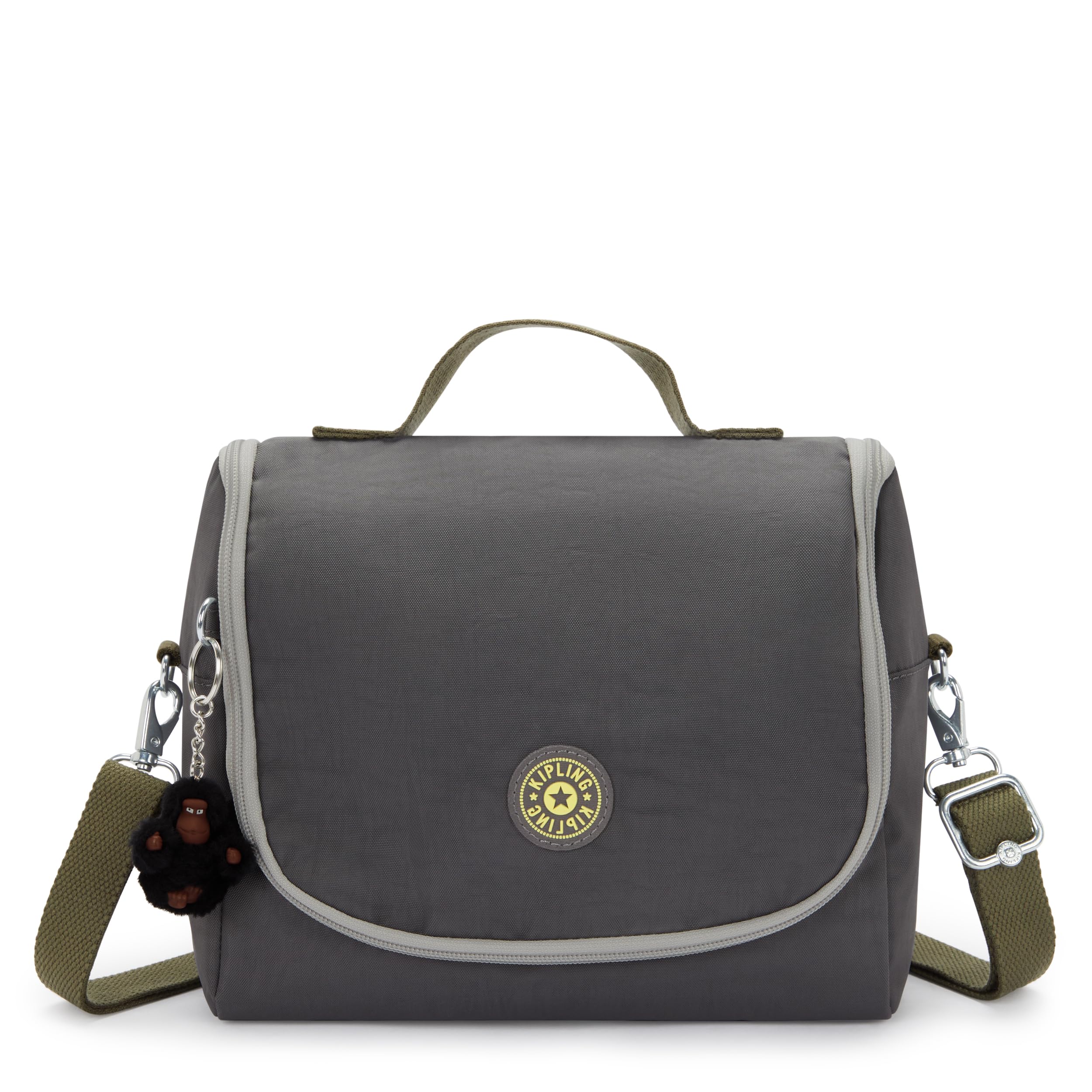 Kipling New KICHIROU Large Lunchbox, Pouches, Cases, Back to Grey (Grey)