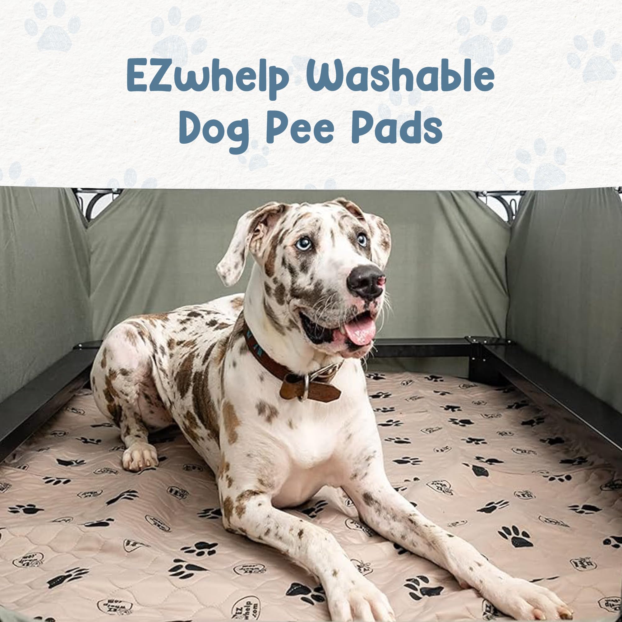 Whelping Mat EZwhelp Reusable Dog Pee Pads, Washable Waterproof