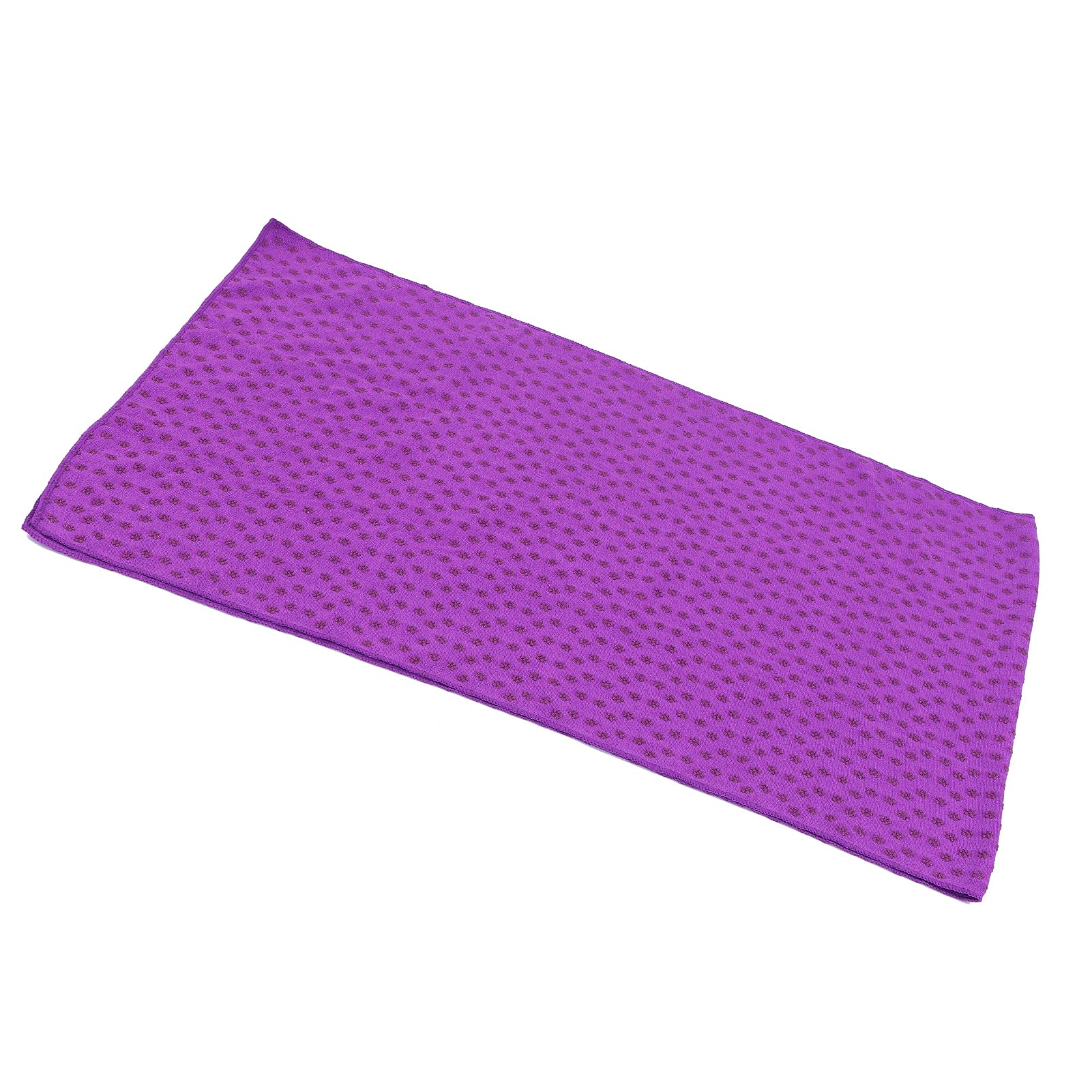 3nh® sweat absorbent mat towel, 185cmx63cm non‑slip yoga mat towel yoga mat towel with 1 x storage bag for mountain yoga replacement for yoga mat towel(purple)