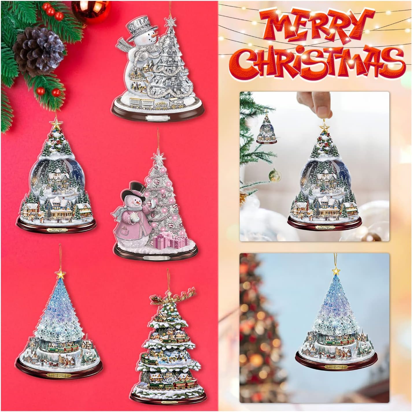 Christmas Decorations Snowman Christmas Tree Pendants