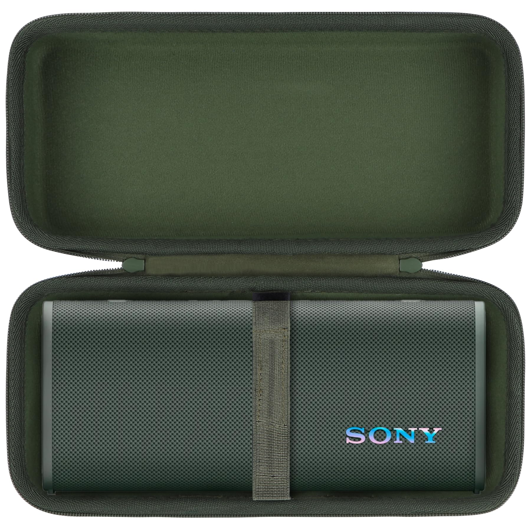 Lebakort Twarde etui ochronne pokrowiec do Sony ULT Field 3 przenośny głośnik (Forest-Grey)