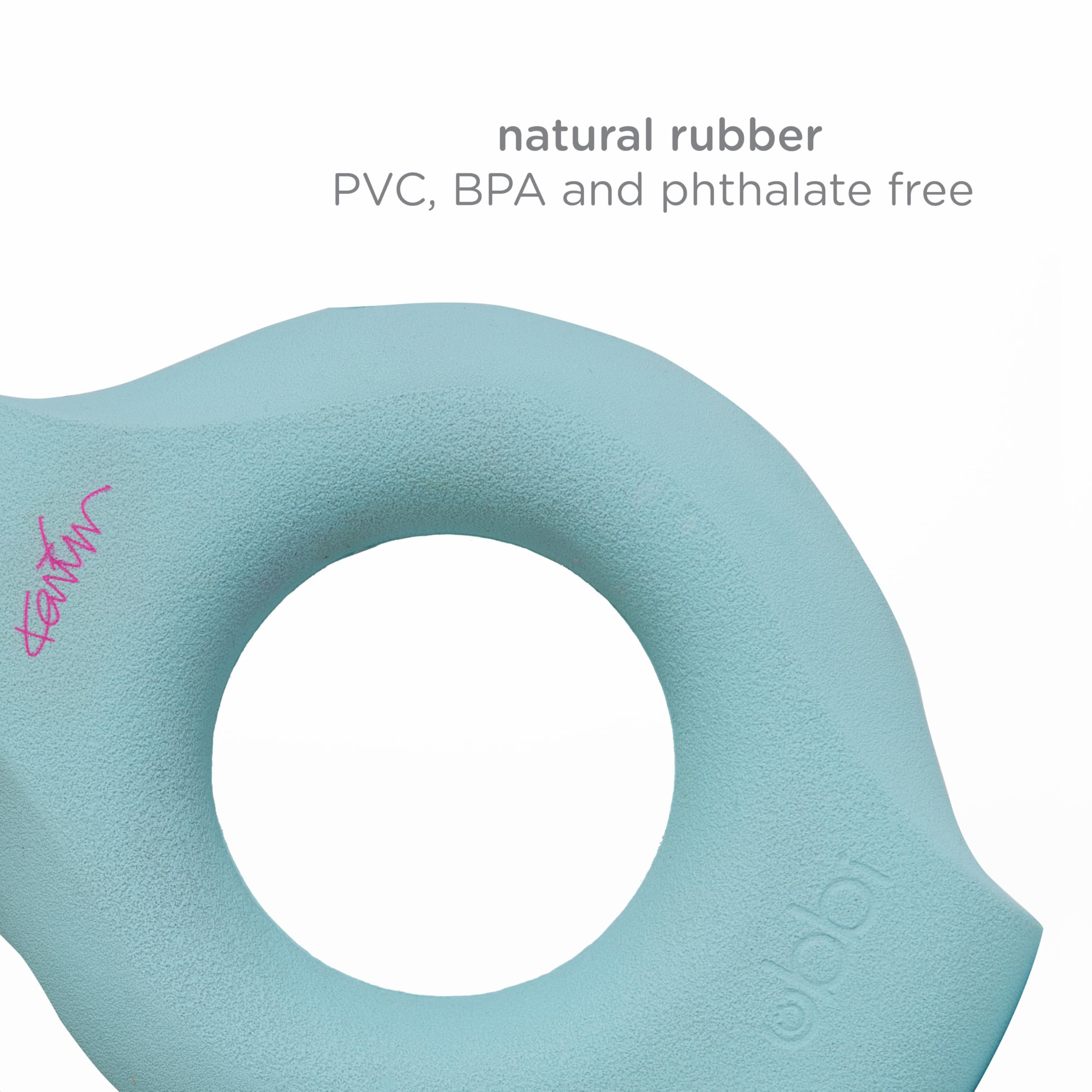 Ubbi Pet x Karim Rashid Collaboration, el Juego de Juguetes para Mascotas Incluye Juguete para Masticar, Picar y Tirar, Juguetes duraderos de Goma Natural para Razas de Perros Medianas a Grandes
