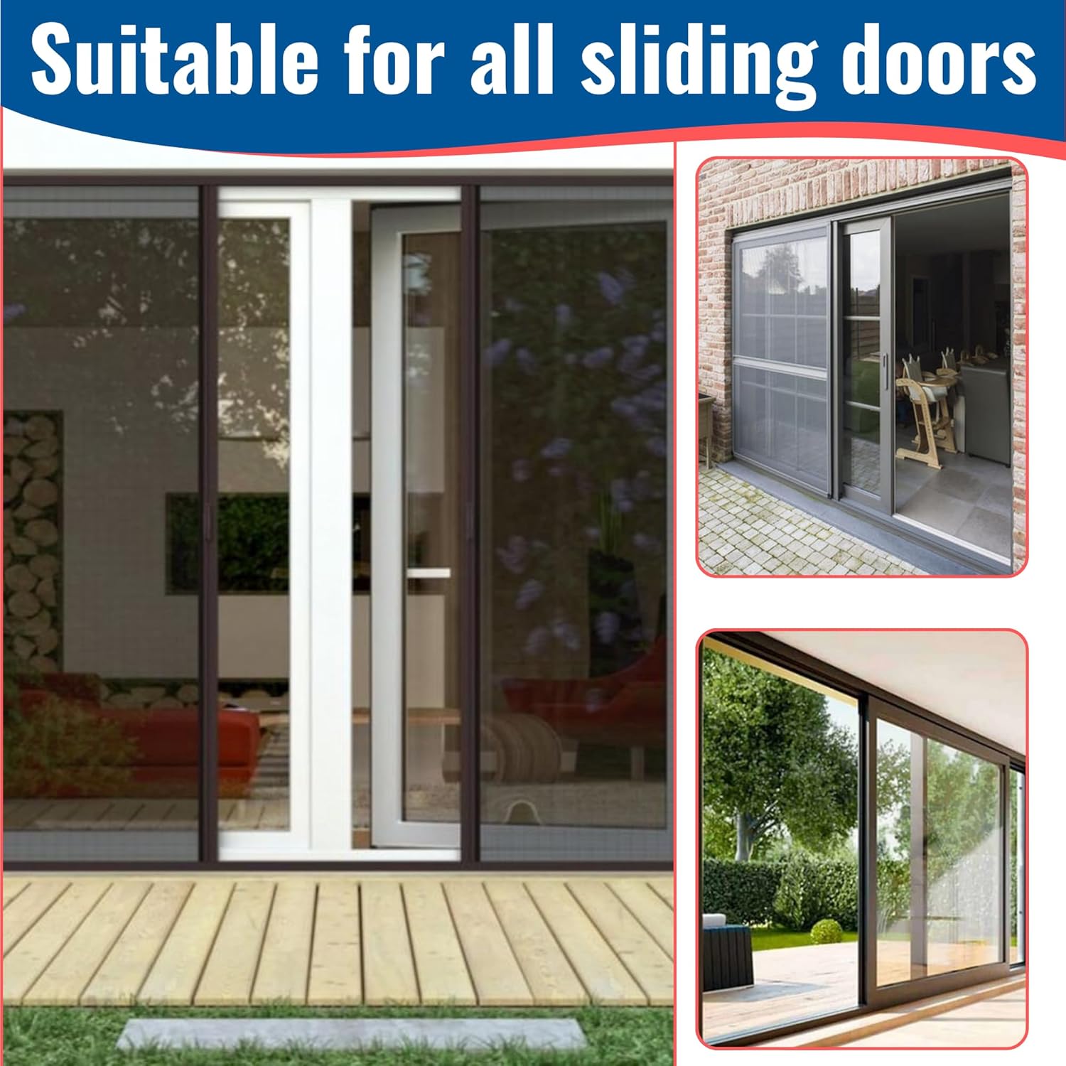 KC Hardware Aluminum Side U Channel Frame 5/8" Wide x 1/2" Tall for Sliding Screen Door, Weather Resistant Sliding Screen Patio Door Channel (Black, 72" (Pack of 2))