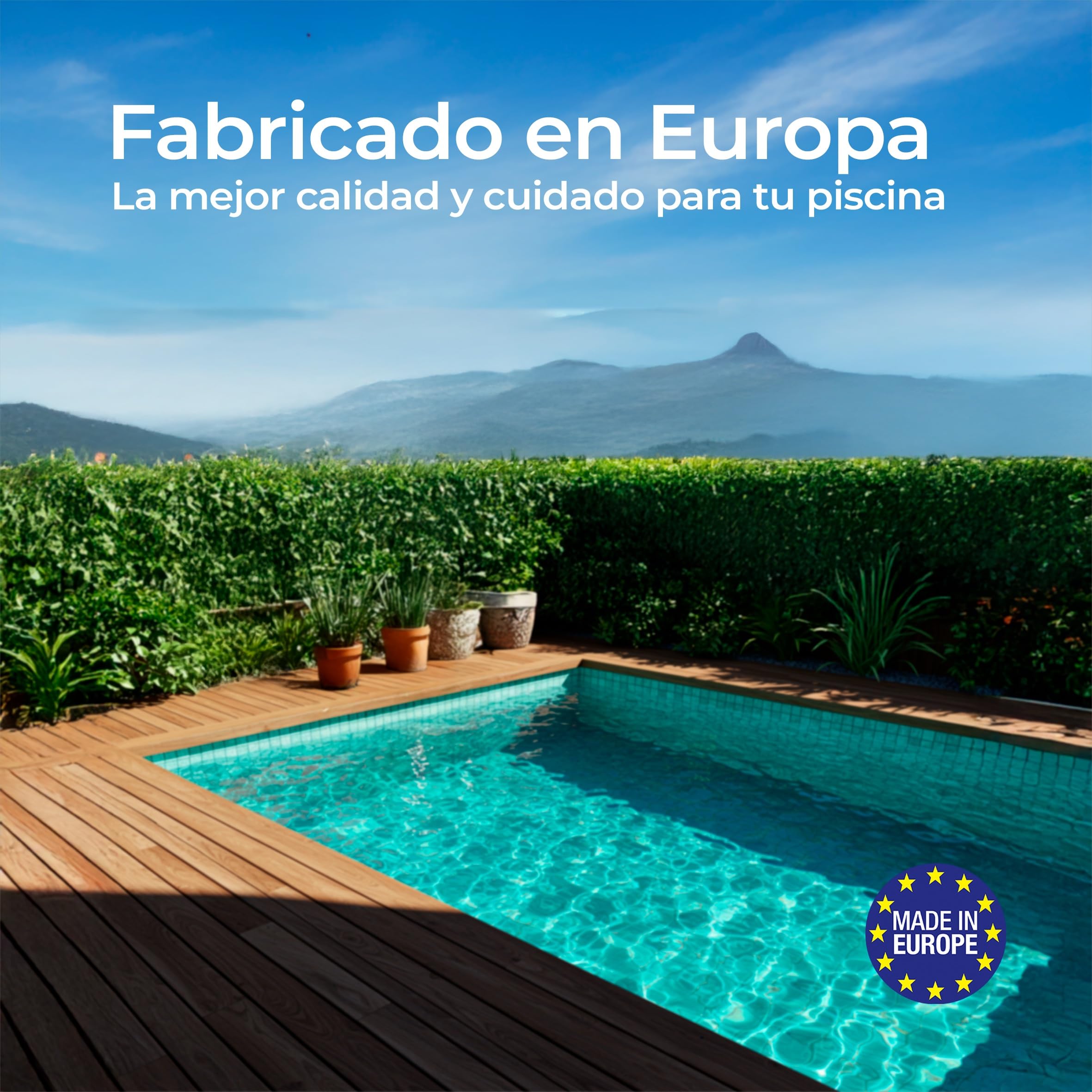 GRE 76024 - Bromo en Pastillas. Desinfección Eficaz para el Agua de la Piscina Libre de Cloro, sin Olores ni Irritaciones. Ideal para Piscinas y Spas – 5 kg