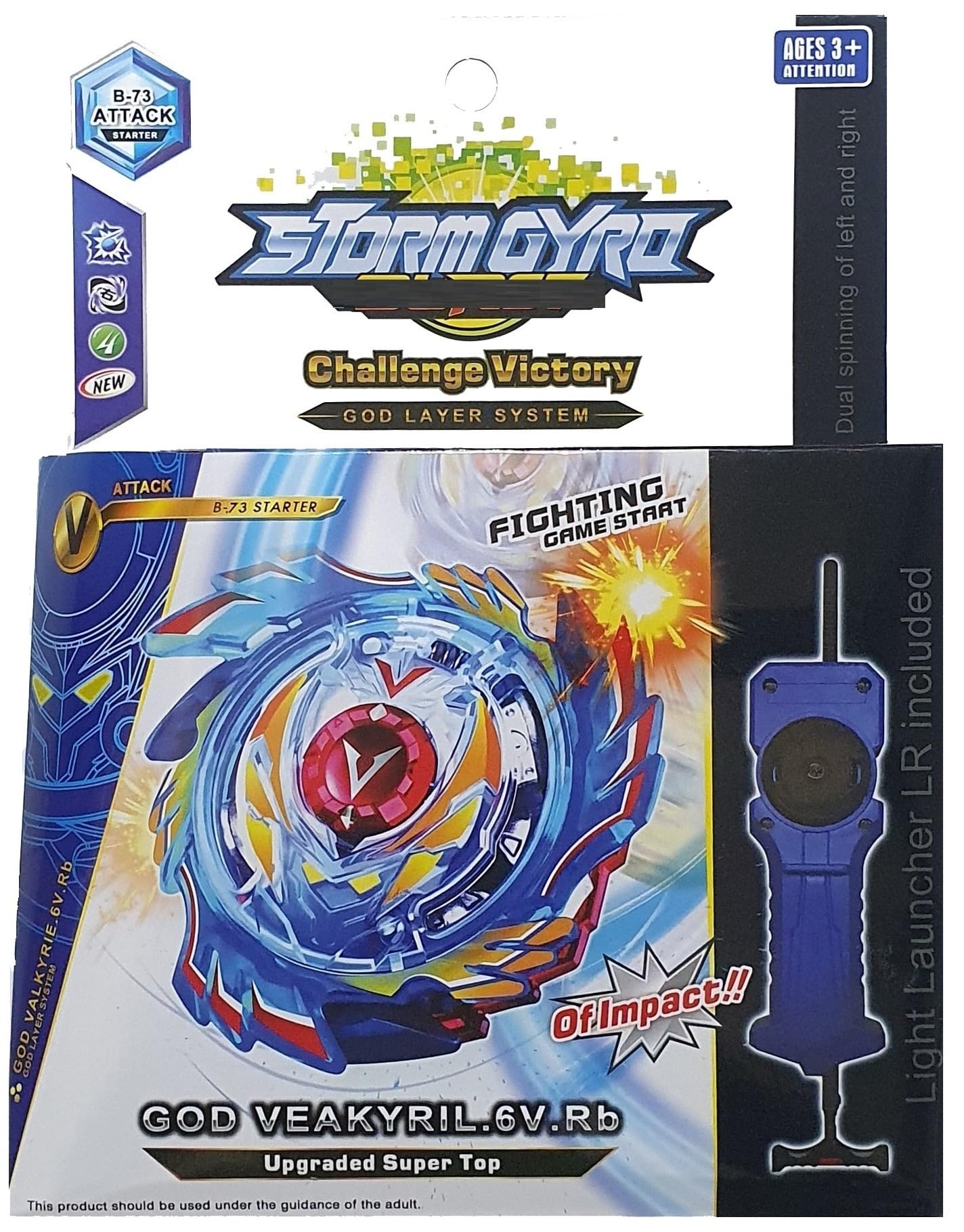 Spinner Series God Valkyrie B-73 Starter with Handle Launcher Spinning Top (B08V4KZXKX) Amazon Price History, Amazon Price Tracker