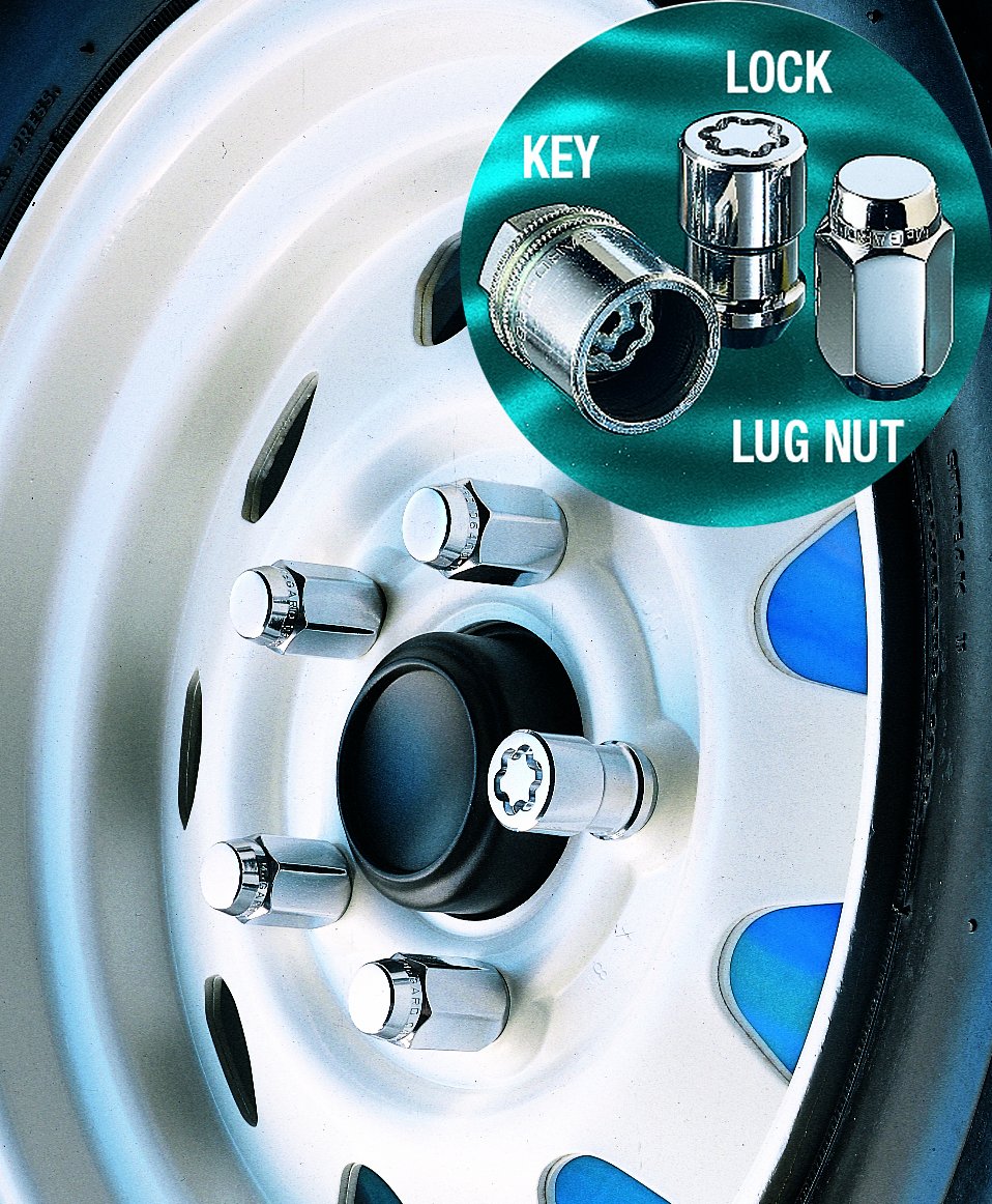 Amazon.com: McGard 74042 Chrome Cone Seat Trailer Wheel Locks (1/2