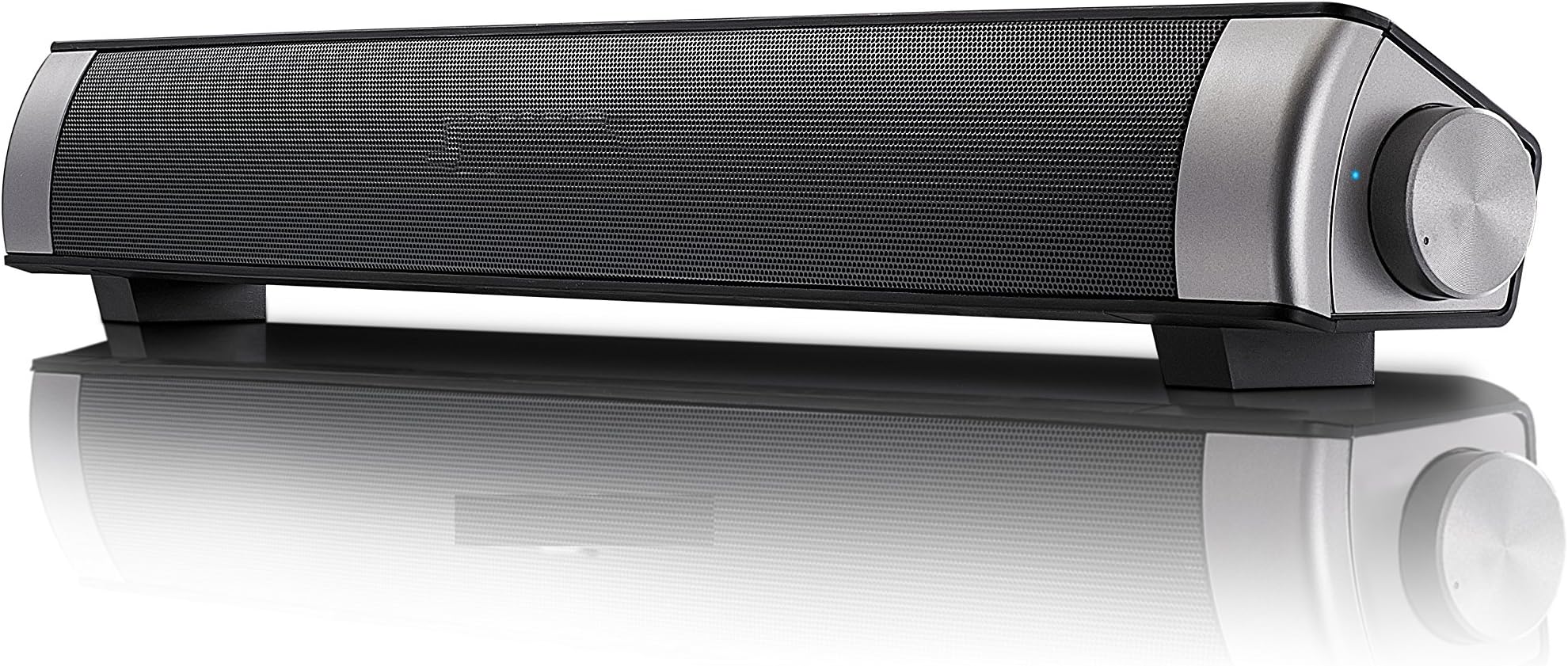 Bluetooth Sound Bar Wired & Wireless Long-Standby Knob Design Speaker for PC/Phone/Laptop/TV…