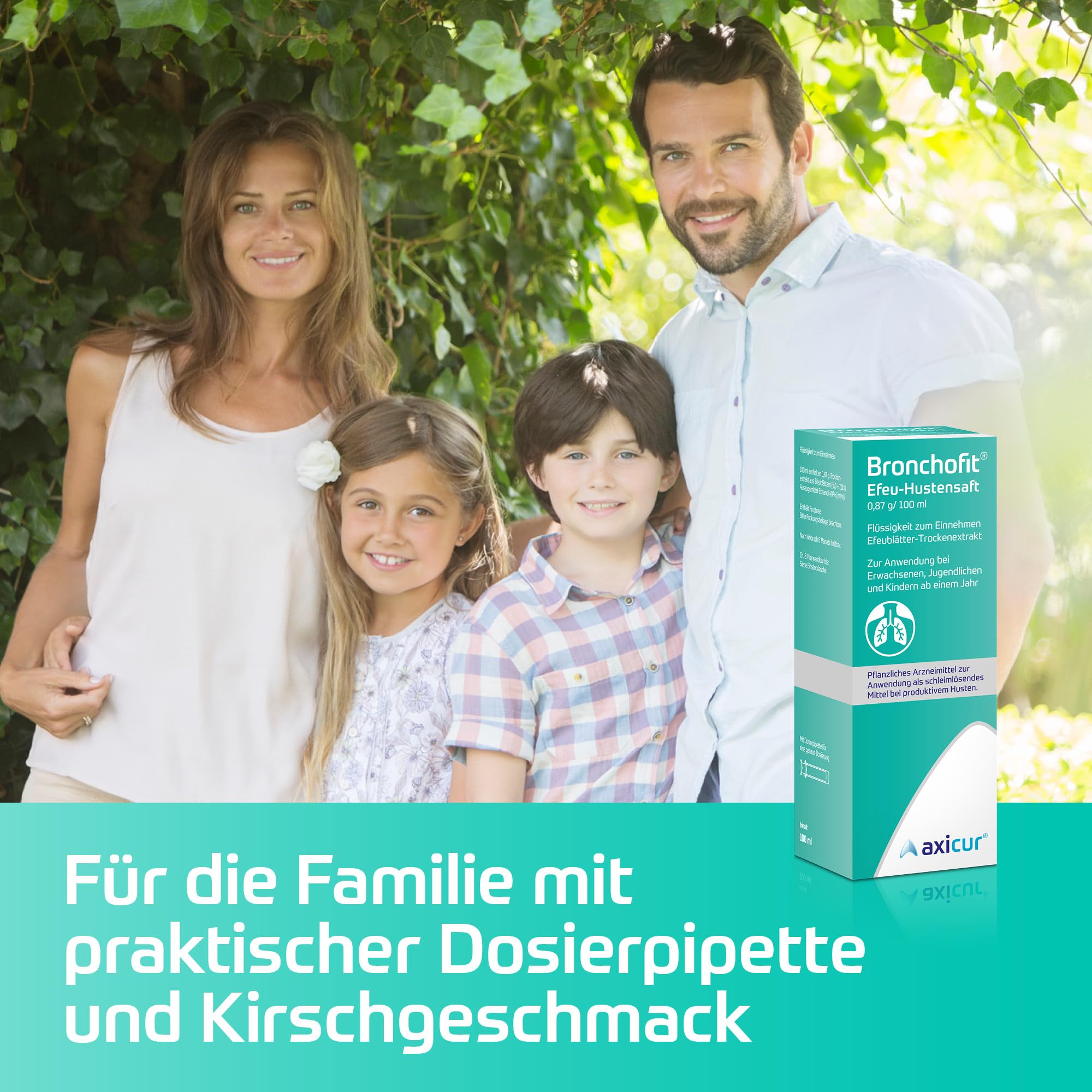 Bronchofit Efeu-Hustensaft 0,87 g/ 100 ml, Flssigkeit zum Einnehmen,  pflanzliches Arzneimittel, lst den Hustenschleim und lindert den  Hustenreiz, mit dem natrlichen Wirkstoff aus Efeublttern : Amazon.de:  Drogerie & Krperpflege